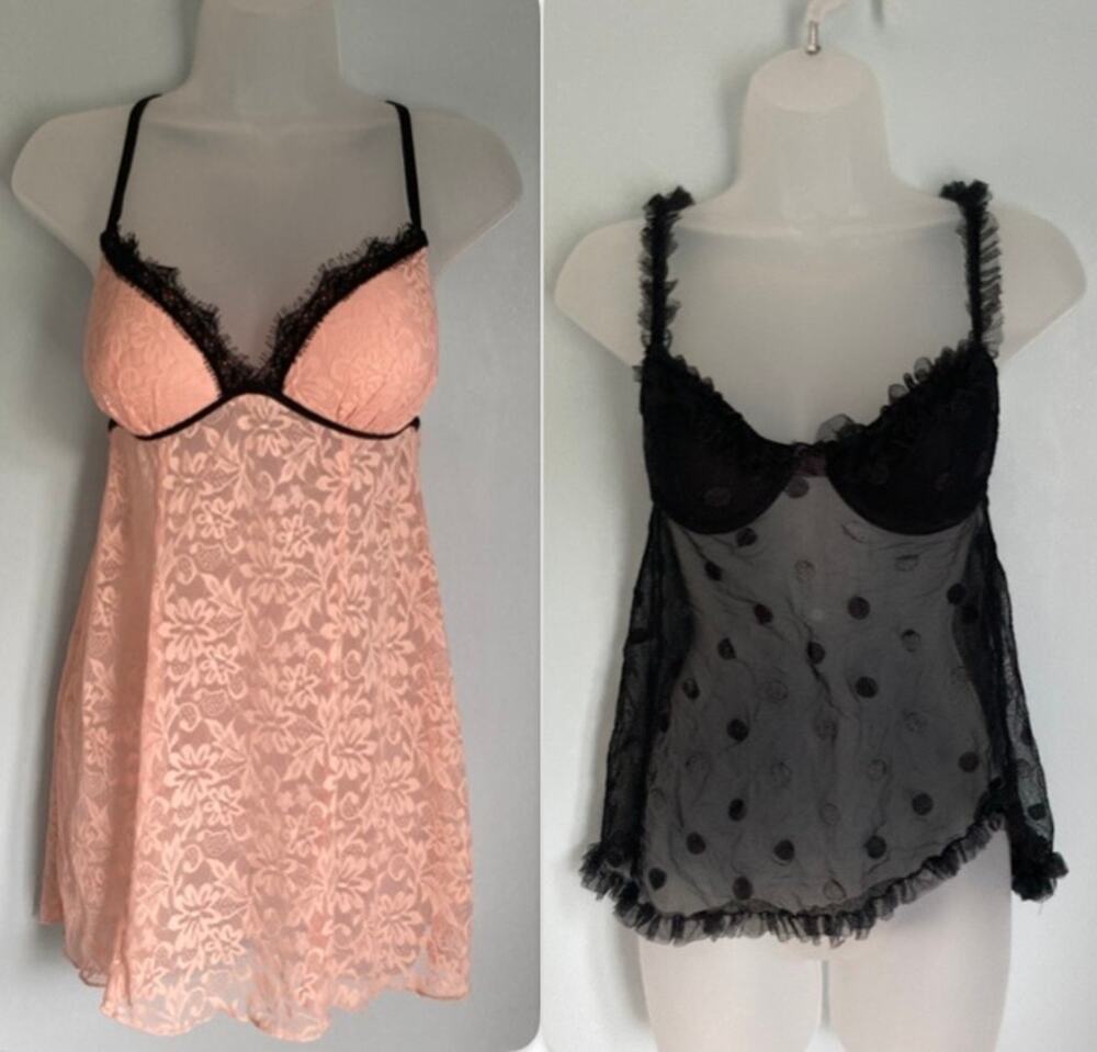 Frederick's of Hollywood and Secret Treasures Lingerie Small